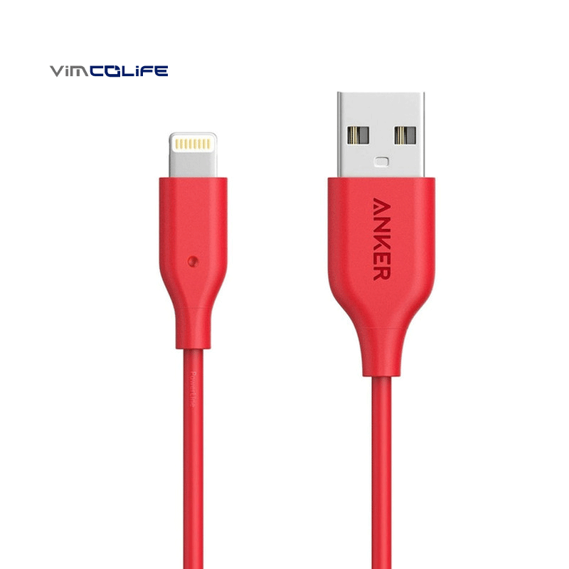کابل تبدیل USB به لایتنینگ انکر مدل A8012 طول 0.9 متر